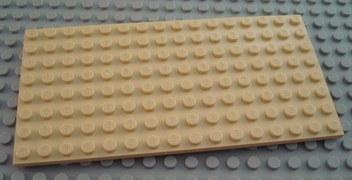 Lego tan 8x16 piatto - 8x16, da